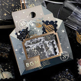 BGM Post Office Foil-stamped Flake Seal - Astronomy - Default Title by Techo Treats Stationery