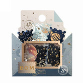 BGM Post Office Foil-stamped Flake Seal - Astronomy - Default Title by Techo Treats Stationery