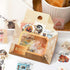 BGM Post Office Foil-stamped Flake Seal - Coffee Daily Life - Default Title by Techo Treats Stationery