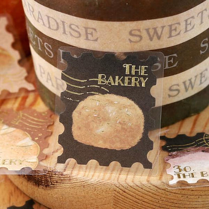 BGM Post Office Foil-stamped Flake Seal - The Bakery - Default Title by Techo Treats Stationery