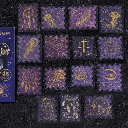 BGM Post Office Foil-stamped Flake Seal - The Fantasy - Default Title by Techo Treats Stationery