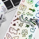 BGM Roll Sticker Petit - Daily - Default Title by Techo Treats Stationery