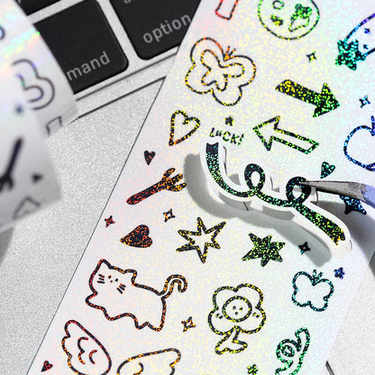 BGM Roll Sticker Petit - Daily - Default Title by Techo Treats Stationery