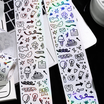 BGM Roll Sticker Petit - Daily - Default Title by Techo Treats Stationery