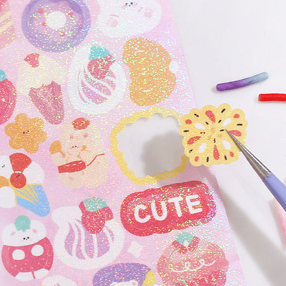 BGM Roll Sticker Petit - Happy - Default Title by Techo Treats Stationery