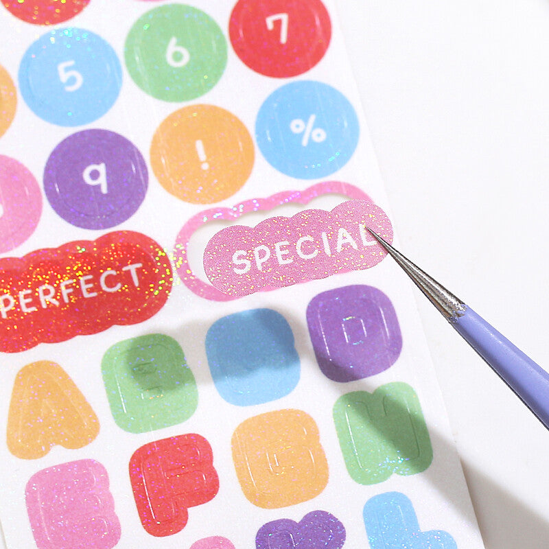 BGM Roll Sticker Petit - Message - Default Title by Techo Treats Stationery