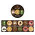 BGM Round Sticker Roll - Cafe A La Mode - Default Title by Techo Treats Stationery