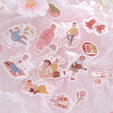 BGM Spring Limited Foil-stamped Flake Seal - Cherry Blossom - Default Title by Techo Treats Stationery