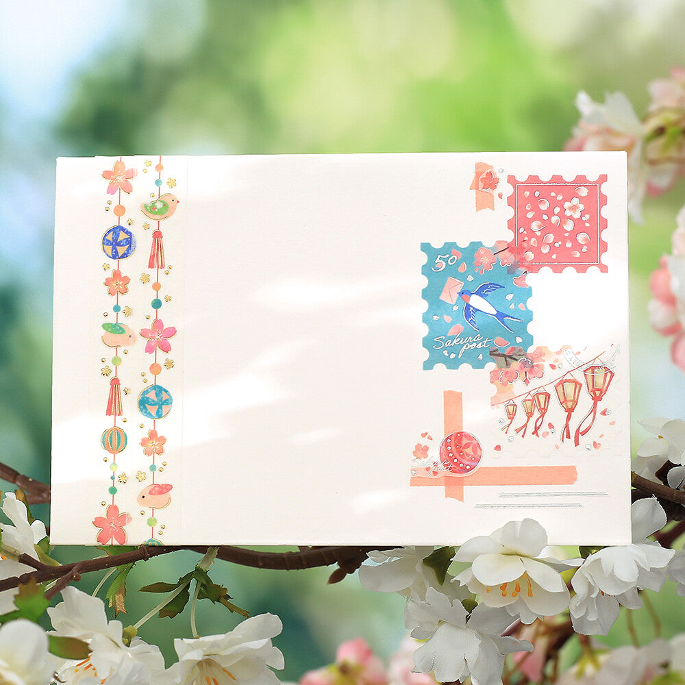 BGM Spring Limited Foil-stamped Flake Seal - Post Office - Default Title by Techo Treats Stationery