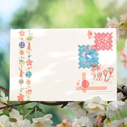 BGM Spring Limited Foil-stamped Flake Seal - Post Office - Default Title by Techo Treats Stationery