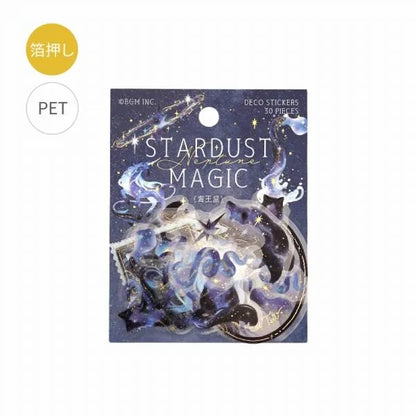 BGM STARDUST MAGIC Foil-stamped Clear Sticker - Neptune - Default Title by Techo Treats Stationery