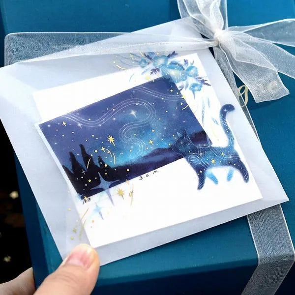 BGM STARDUST MAGIC Foil-stamped Clear Sticker - Uranus - Default Title by Techo Treats Stationery