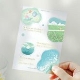 BGM Summer Limited Clear Seal - Light Blue - Default Title by Techo Treats Stationery