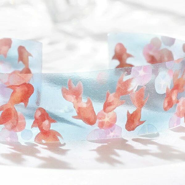 BGM Summer Limited Clear Tape 20mm - Goldfish Bowl - Default Title by Techo Treats Stationery
