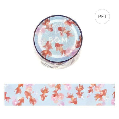 BGM Summer Limited Clear Tape 20mm - Goldfish Bowl - Default Title by Techo Treats Stationery