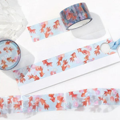 BGM Summer Limited Clear Tape 20mm - Goldfish Bowl - Default Title by Techo Treats Stationery