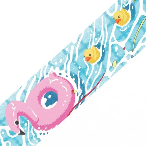 BGM Summer Limited Clear Tape 20mm - Pool - Default Title by Techo Treats Stationery
