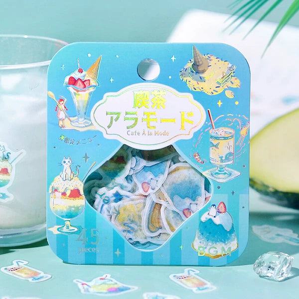 BGM Summer Limited Flake Seal - Cafe A La Mode - Default Title by Techo Treats Stationery