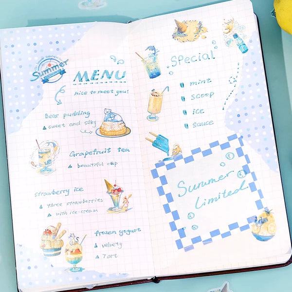 BGM Summer Limited Flake Seal - Cafe A La Mode - Default Title by Techo Treats Stationery