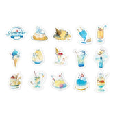 BGM Summer Limited Flake Seal - Cafe A La Mode - Default Title by Techo Treats Stationery