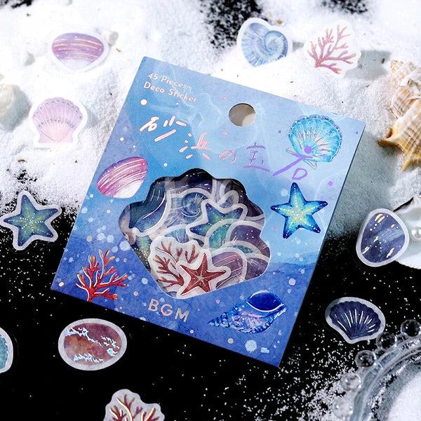 BGM Summer Limited Flake Seal - Jewelry on Sandy Beach - Default Title by Techo Treats Stationery