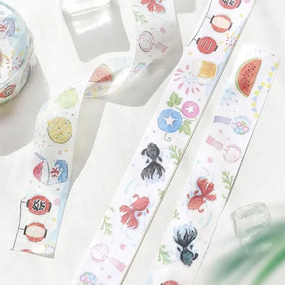 BGM Summer Limited Masking Tape 15mm - Festival - Default Title by Techo Treats Stationery