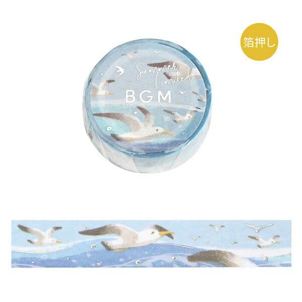 BGM Summer Limited Masking Tape 15mm - Kamome - Default Title by Techo Treats Stationery