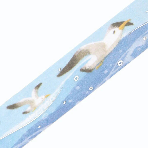 BGM Summer Limited Masking Tape 15mm - Kamome - Default Title by Techo Treats Stationery