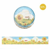 BGM Summer Limited Masking Tape 15mm - Sunflower - Default Title by Techo Treats Stationery