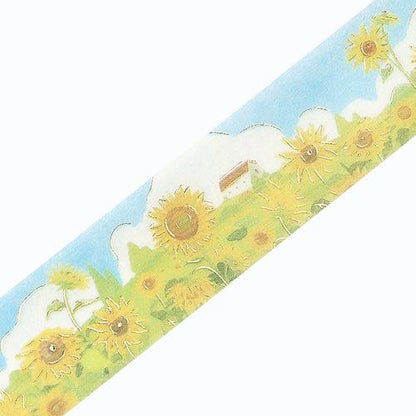 BGM Summer Limited Masking Tape 15mm - Sunflower - Default Title by Techo Treats Stationery