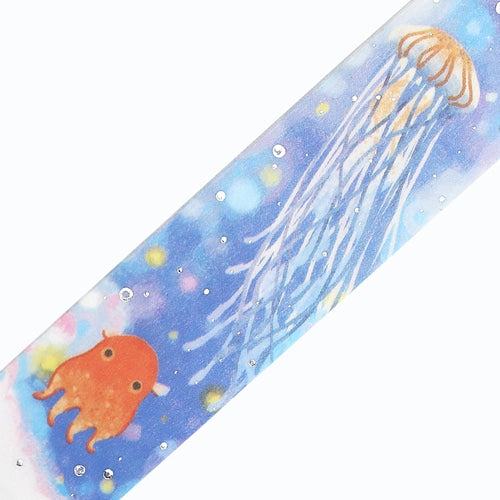 BGM Summer Limited Masking Tape 20mm - Sea Encyclopaedia - Default Title by Techo Treats Stationery
