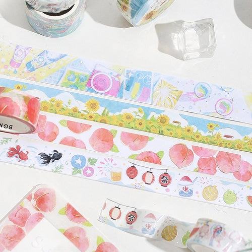 BGM Summer Limited Masking Tape 20mm - Summer Party - Default Title by Techo Treats Stationery