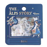 BGM The Alps Story Foil-stamped Flake Seal - Blue - Default Title by Techo Treats Stationery