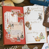 BGM The Alps Story Foil-stamped Flake Seal - Brown - Default Title by Techo Treats Stationery