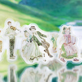 BGM The Alps Story Foil-stamped Flake Seal - Green - Default Title by Techo Treats Stationery