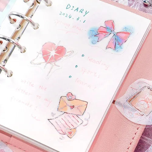 BGM The Fantasy Story Foil-stamped Flake Seal - Dream - Default Title by Techo Treats Stationery