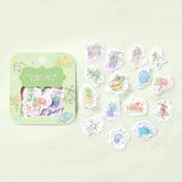 BGM The Fantasy Story Foil-stamped Flake Seal - Flower - Default Title by Techo Treats Stationery