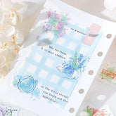 BGM The Fantasy Story Foil-stamped Flake Seal - Flower - Default Title by Techo Treats Stationery