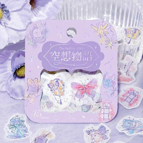 BGM The Fantasy Story Foil-stamped Flake Seal - Illusion - Default Title by Techo Treats Stationery