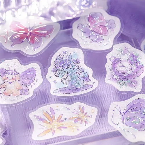 BGM The Fantasy Story Foil-stamped Flake Seal - Illusion - Default Title by Techo Treats Stationery