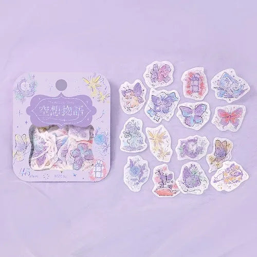 BGM The Fantasy Story Foil-stamped Flake Seal - Illusion - Default Title by Techo Treats Stationery