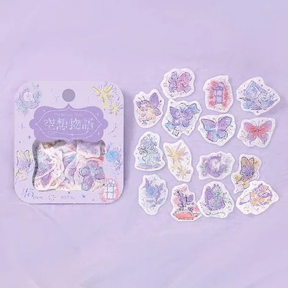 BGM The Fantasy Story Foil-stamped Flake Seal - Illusion - Default Title by Techo Treats Stationery
