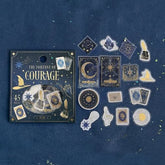 BGM The Fourtune of Courage Foil-stamped Washi Flake Seal - Default Title by Techo Treats Stationery