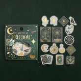 BGM The Fourtune of Freedom Foil-stamped Washi Flake Seal - Default Title by Techo Treats Stationery