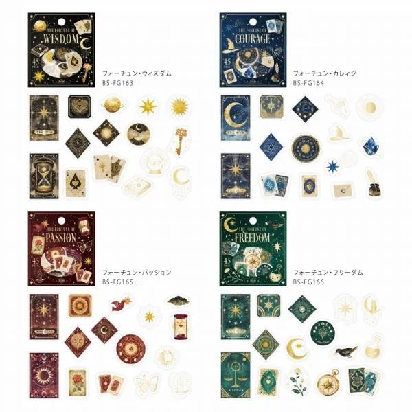 BGM The Fourtune of Freedom Foil-stamped Washi Flake Seal - Default Title by Techo Treats Stationery