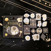 BGM The Fourtune of Wisdom Foil-stamped Washi Flake Seal - Default Title by Techo Treats Stationery