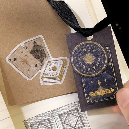 BGM The Fourtune of Wisdom Foil-stamped Washi Flake Seal - Default Title by Techo Treats Stationery