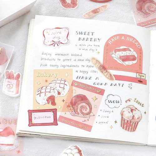 BGM Tracing Paper Flake Stickers - Bakery - Default Title by Techo Treats Stationery