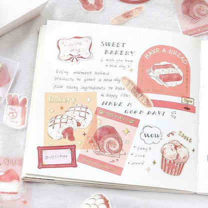 BGM Tracing Paper Flake Stickers - Bakery - Default Title by Techo Treats Stationery
