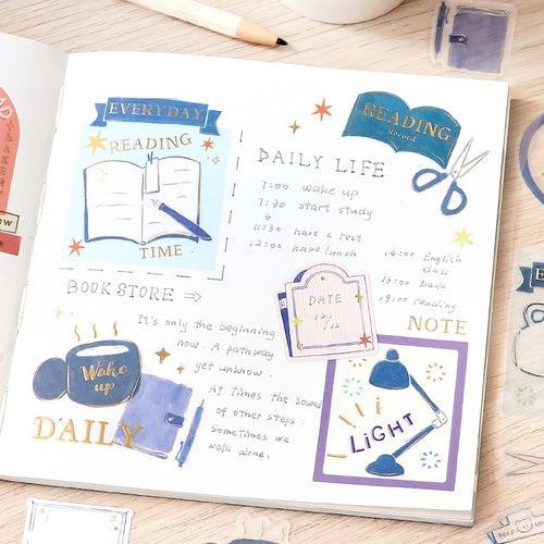 BGM Tracing Paper Flake Stickers - Bookstore - Default Title by Techo Treats Stationery